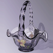 Fenton Grape Arbor Basket