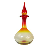 Antique Flame stopper decanter