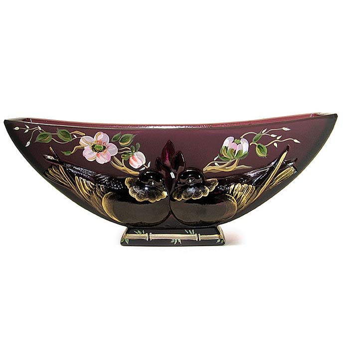 fenton asian style vase