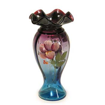 Fenton Mulberry Flower Vase