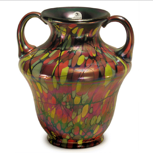 Fenton Centennial Myraid Mosaic Urn