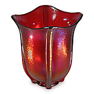 Fenton Strenched Square Vase
